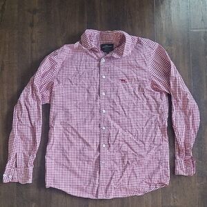 Rodd & Gunn Red Gingham Casual Shirt Sport Fit Men's LARGE